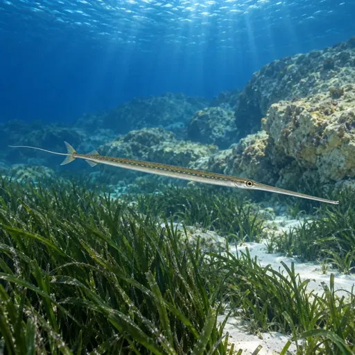 Bluespotted cornetfish