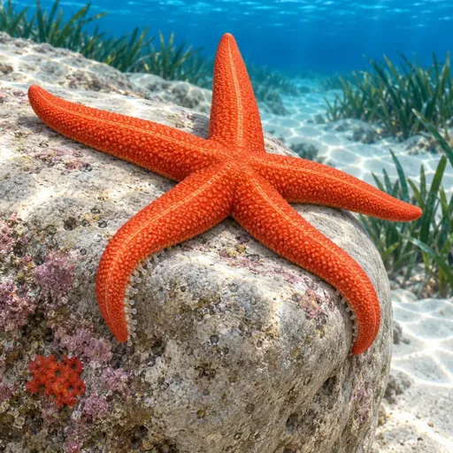 Red starfish